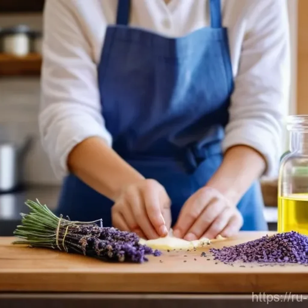 천연비누 만들기 과정 - **Prompt 1: The Joy of First Steps in Natural Soap Making**
    "A cozy, well-lit kitchen counter ba...