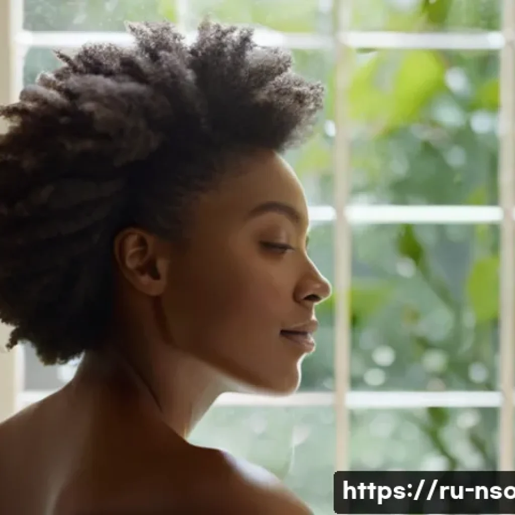 천연비누 유기농 비누 - **A radiant woman enjoying a serene moment in a beautifully lit bathroom, gently holding a bar of ar...